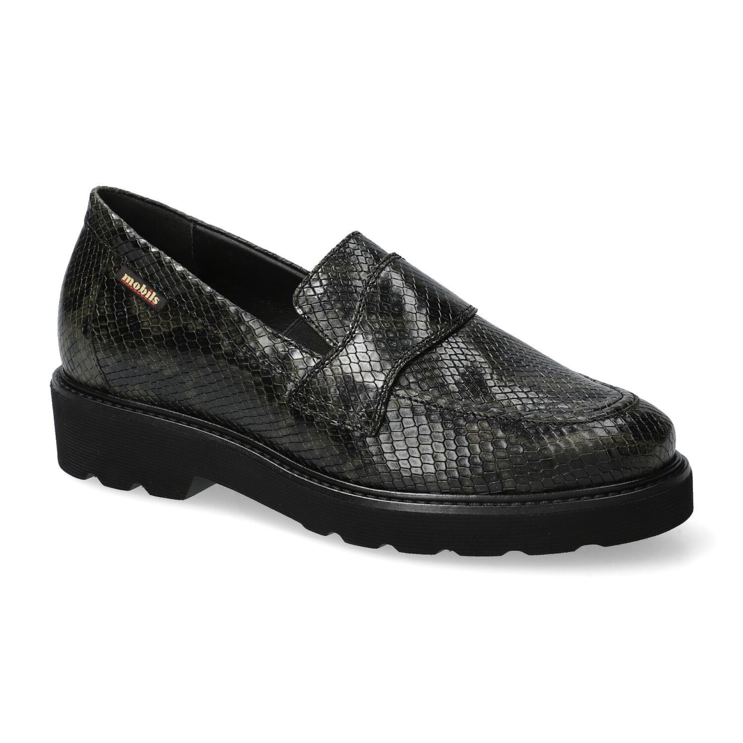 mocassins femme modèle Ocea taupe loden - Mephisto